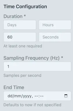 Phoenix time configuration parameters